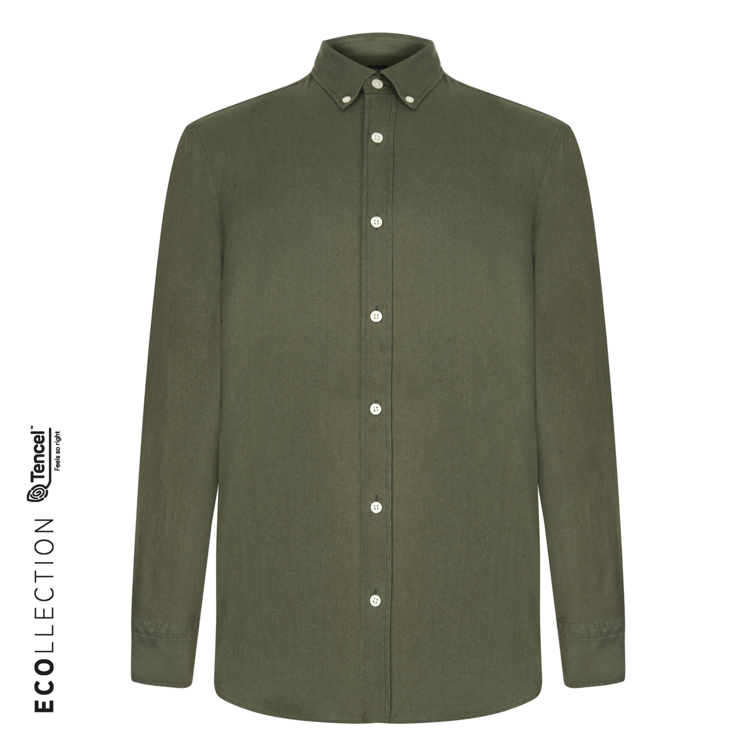 TENCEL, REGULAR FİT GÖMLEK