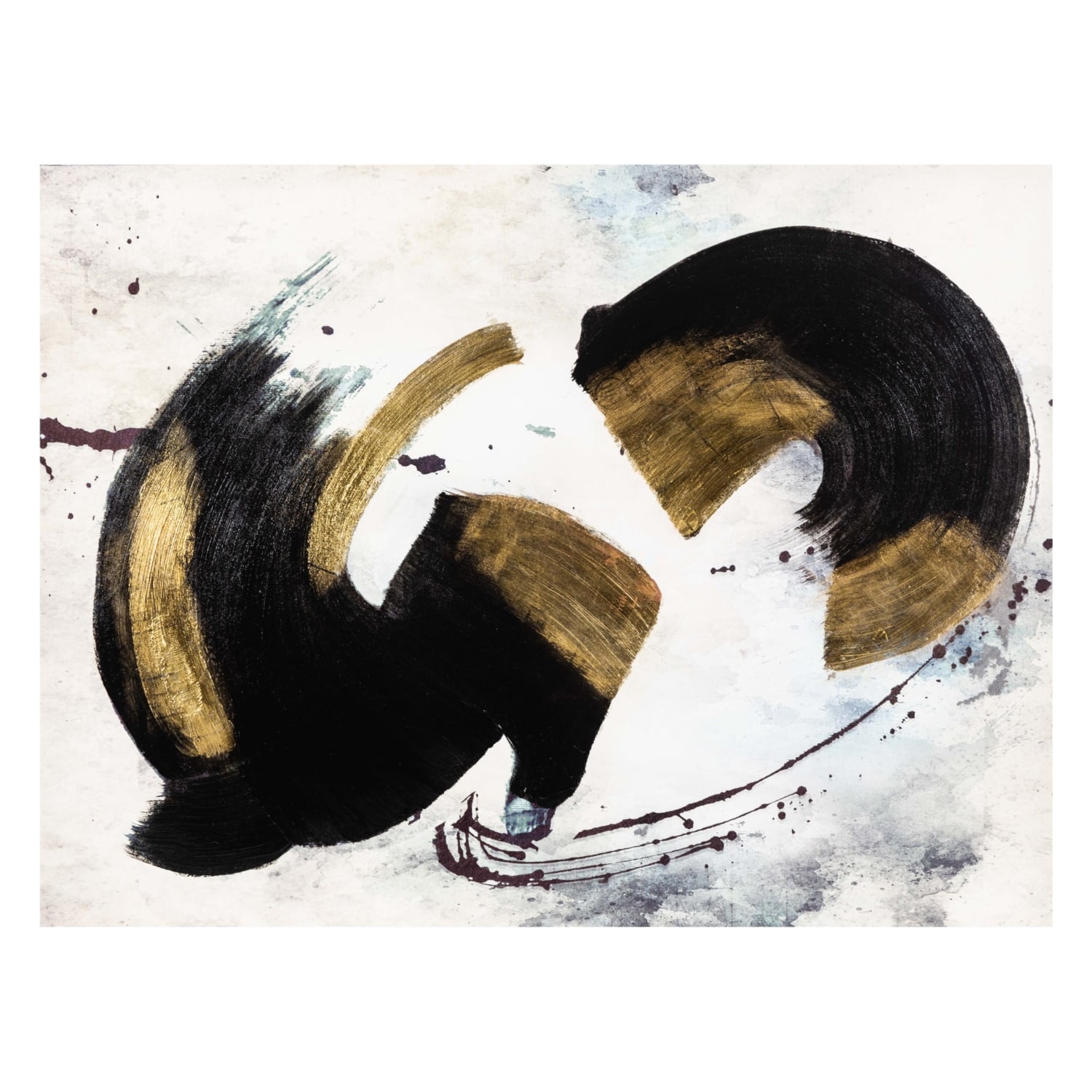 SOYUT I YAĞLIBOYA TABLO SİYAH-KAHVE 90X120CM