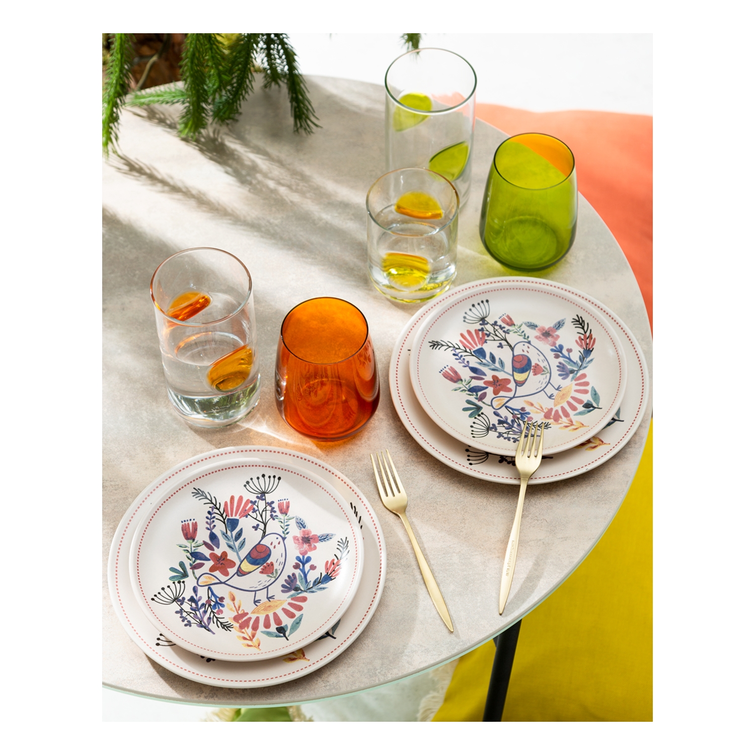 FLORA TATLI TABAĞI SETİ 6'LI