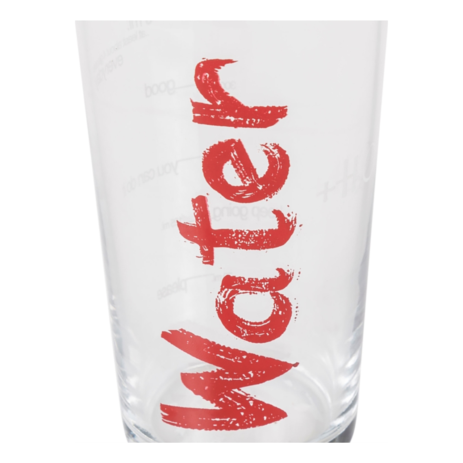 WATER KIRMIZI BARDAK - 570 ML