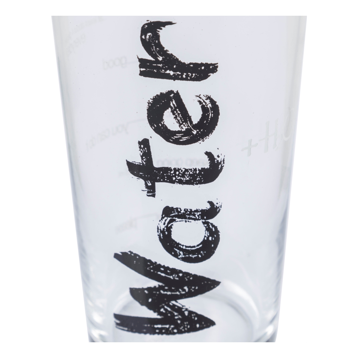 WATER SİYAH BARDAK - 570 ML