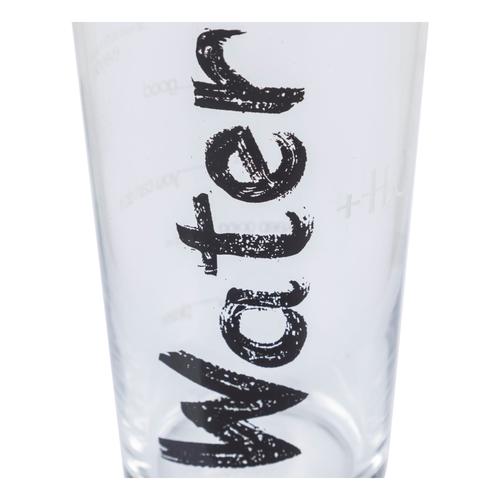  WATER SİYAH BARDAK - 570 ML