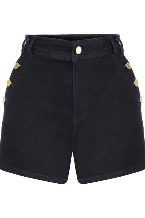  DÜĞMELİ DAR KESİM ŞORT