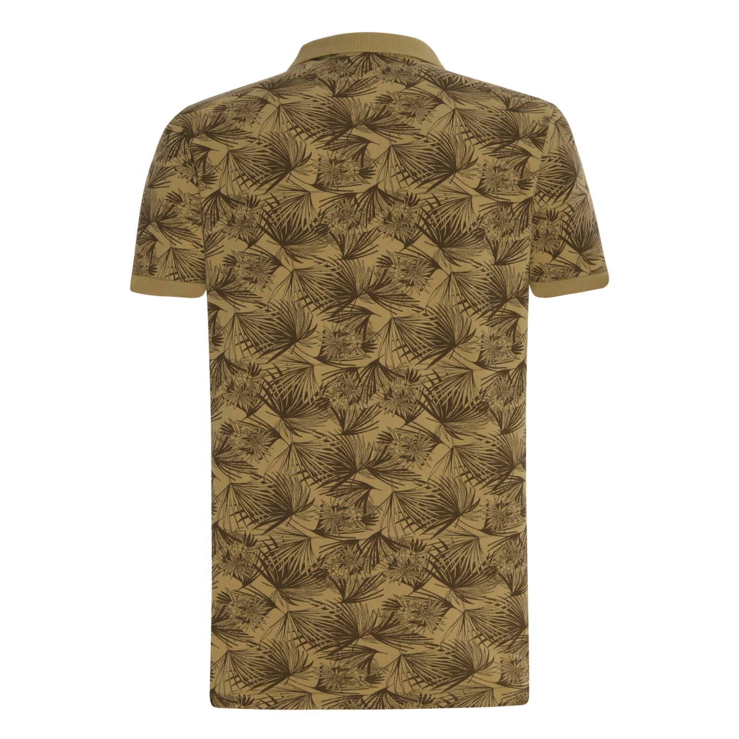 POLO YAKA BASKILI PAMUK T-SHIRT