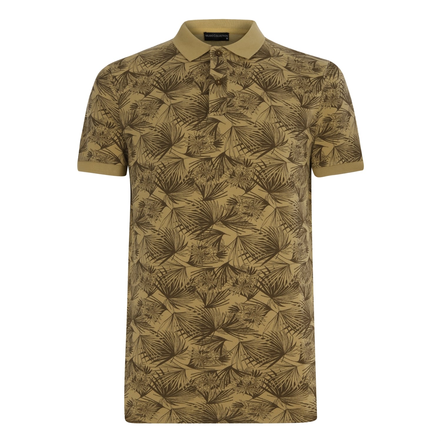 POLO YAKA BASKILI PAMUK T-SHIRT