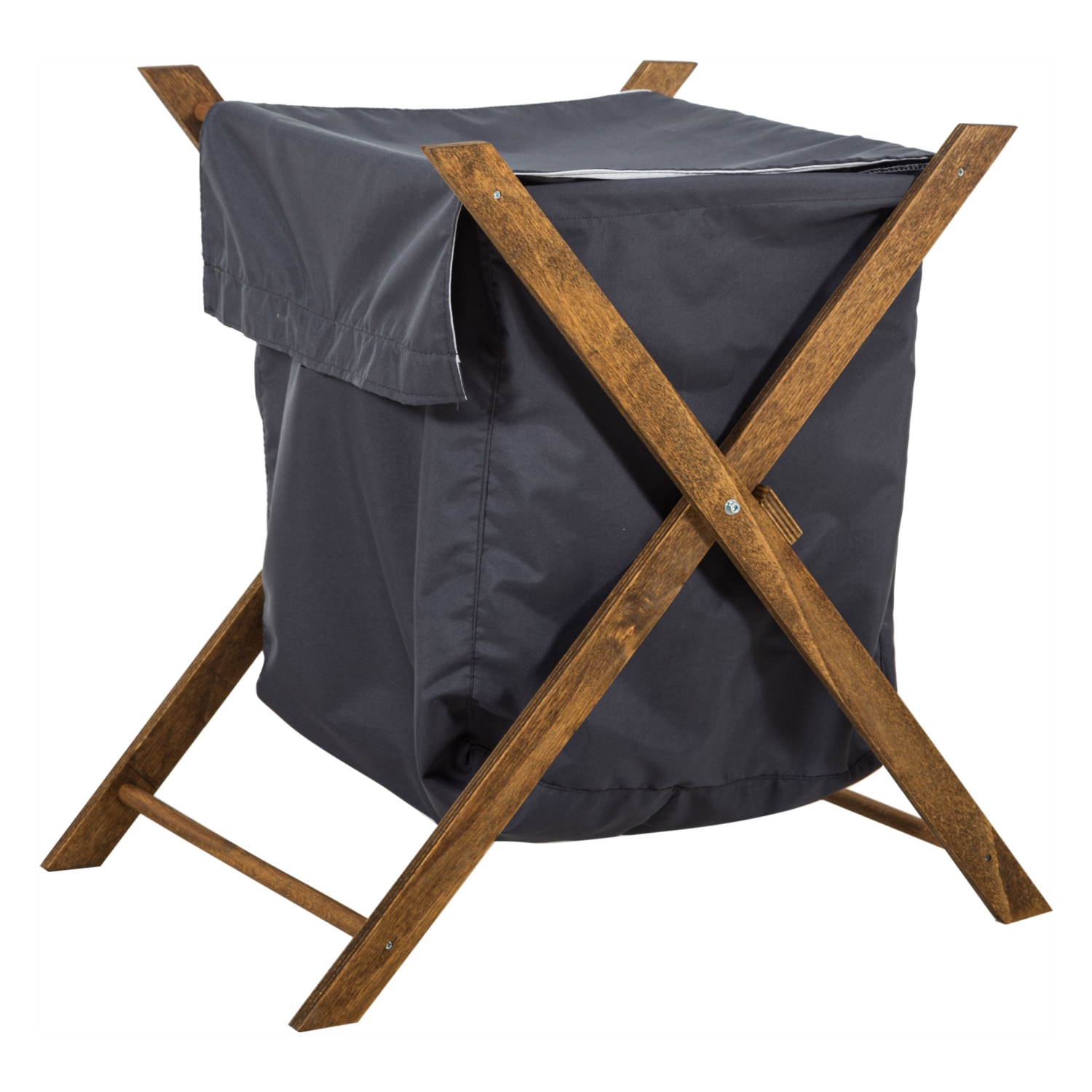 KATLANABİLİR ÇAMAŞIR SEPETİ FÜME