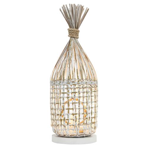  SUNMAR BAMBU  ABAJUR BEYAZ