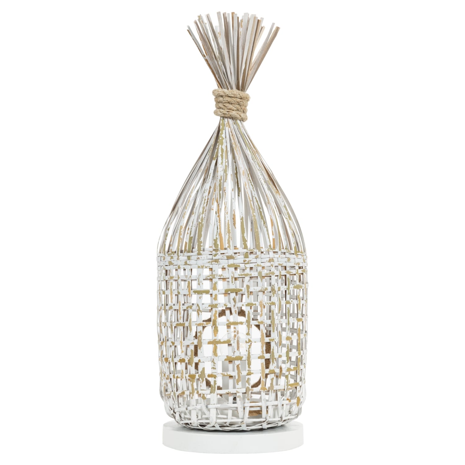 SUNMAR BAMBU  ABAJUR BEYAZ