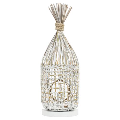  SUNMAR BAMBU  ABAJUR BEYAZ