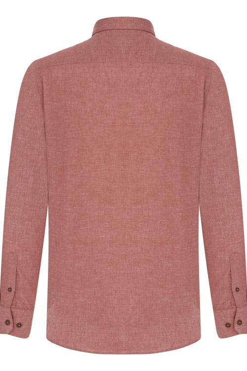  REGULAR FIT KETEN GÖMLEK