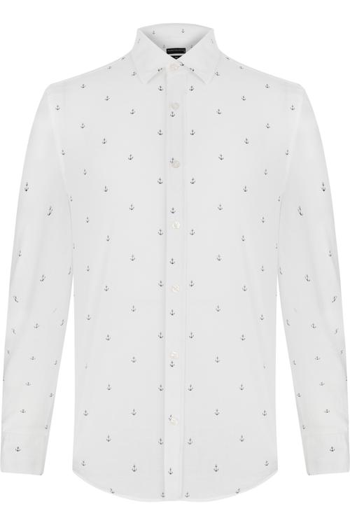  SLIM FIT KETEN GÖMLEK