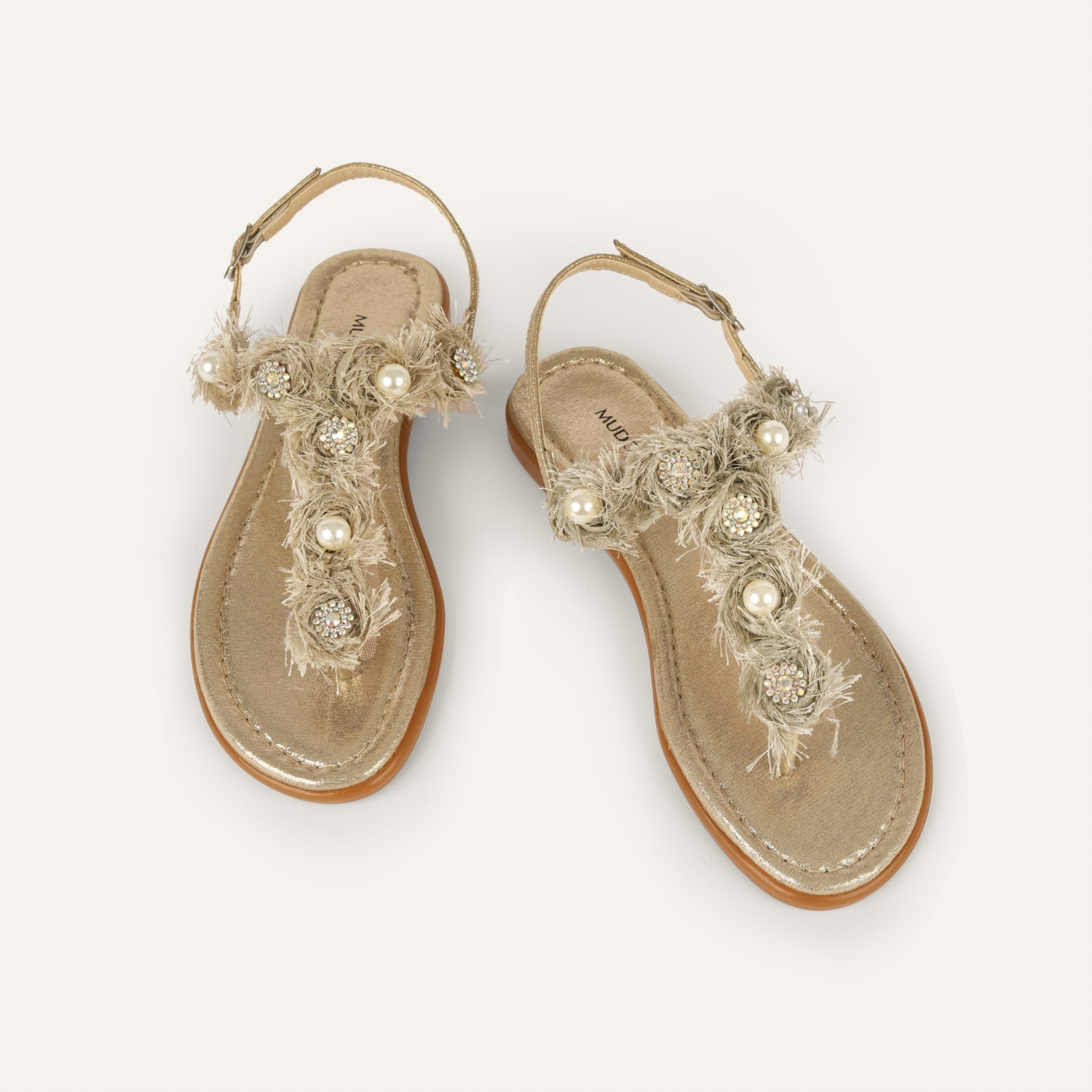 TAŞLI PARMAK ARASI SANDALET