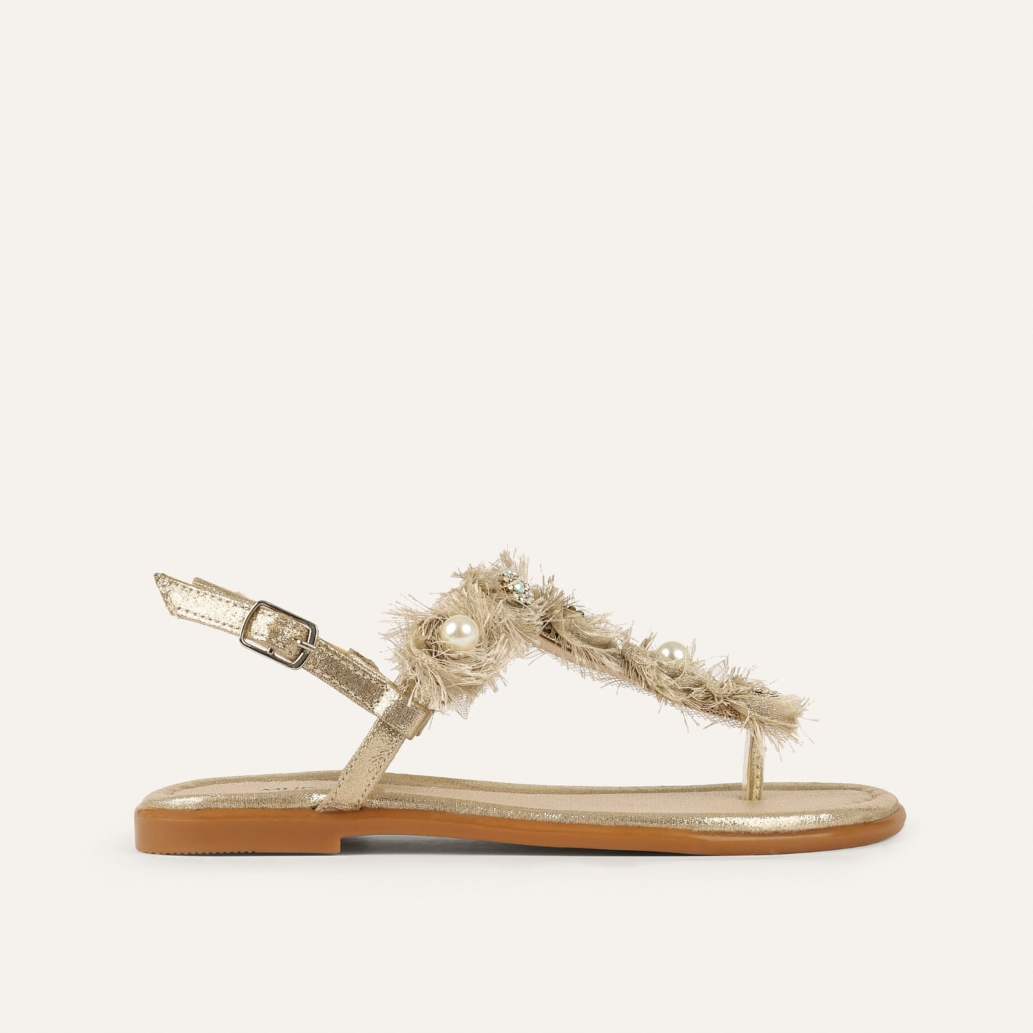 TAŞLI PARMAK ARASI SANDALET