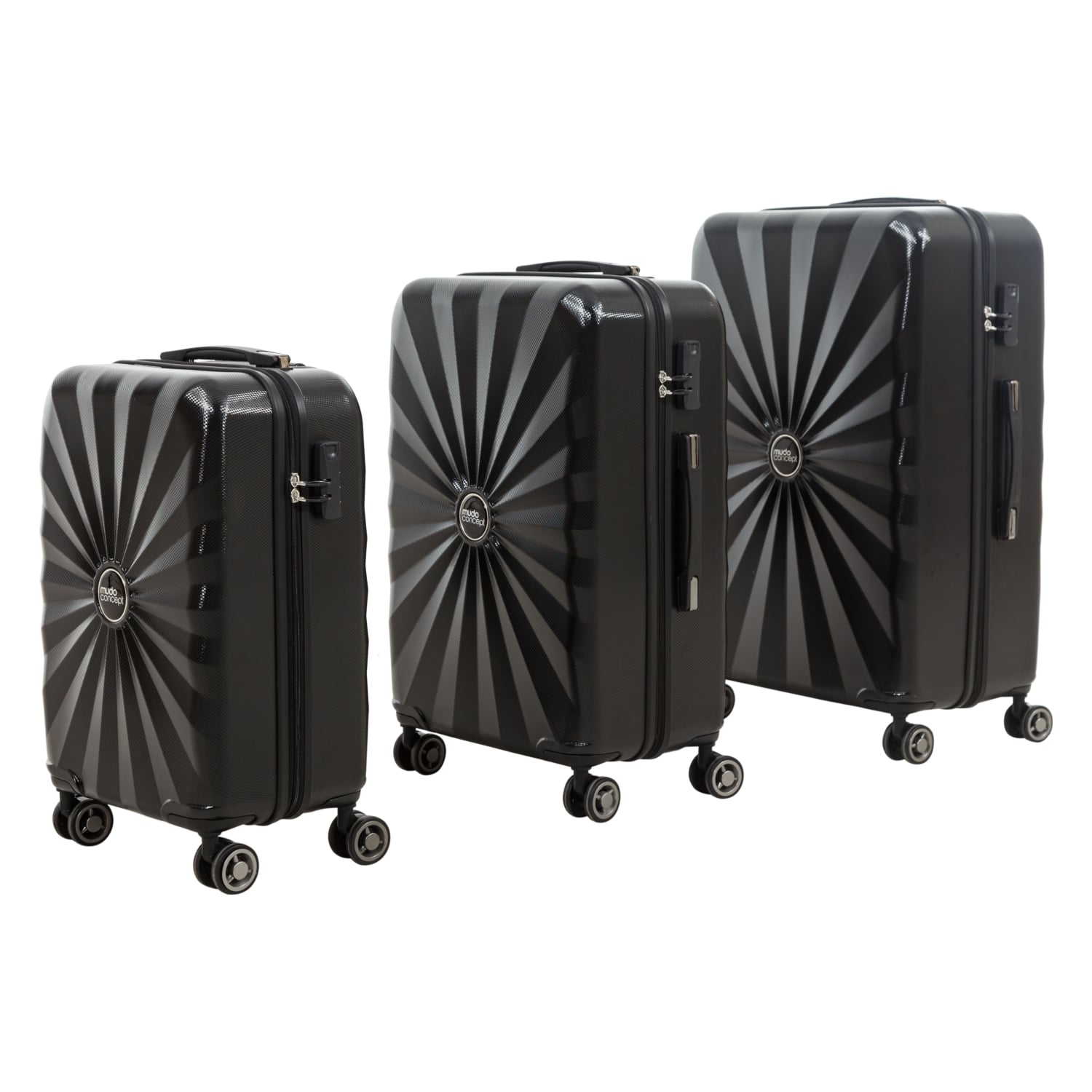 SUNSHINE SİYAH ORTA BOY VALİZ