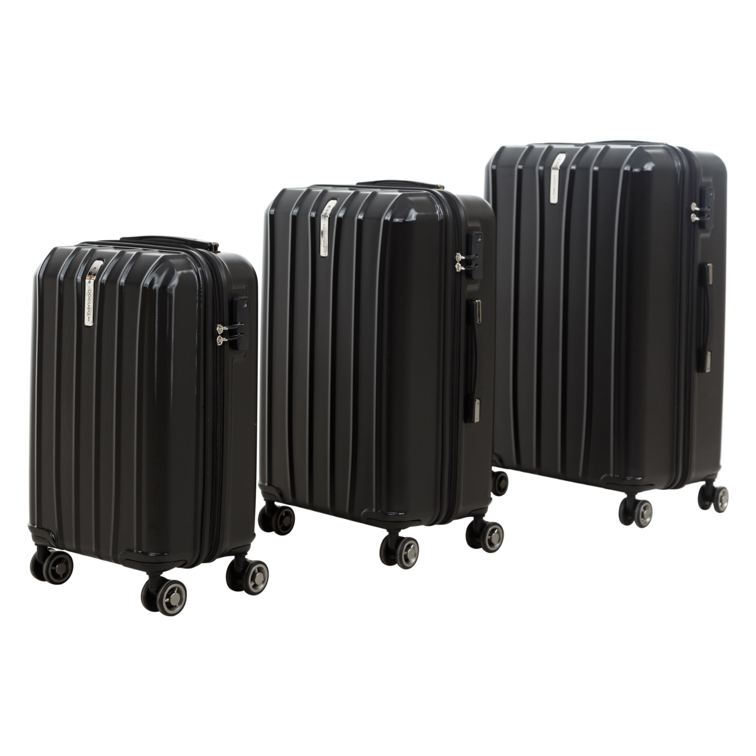 SMOOTH SİYAH ORTA BOY VALİZ