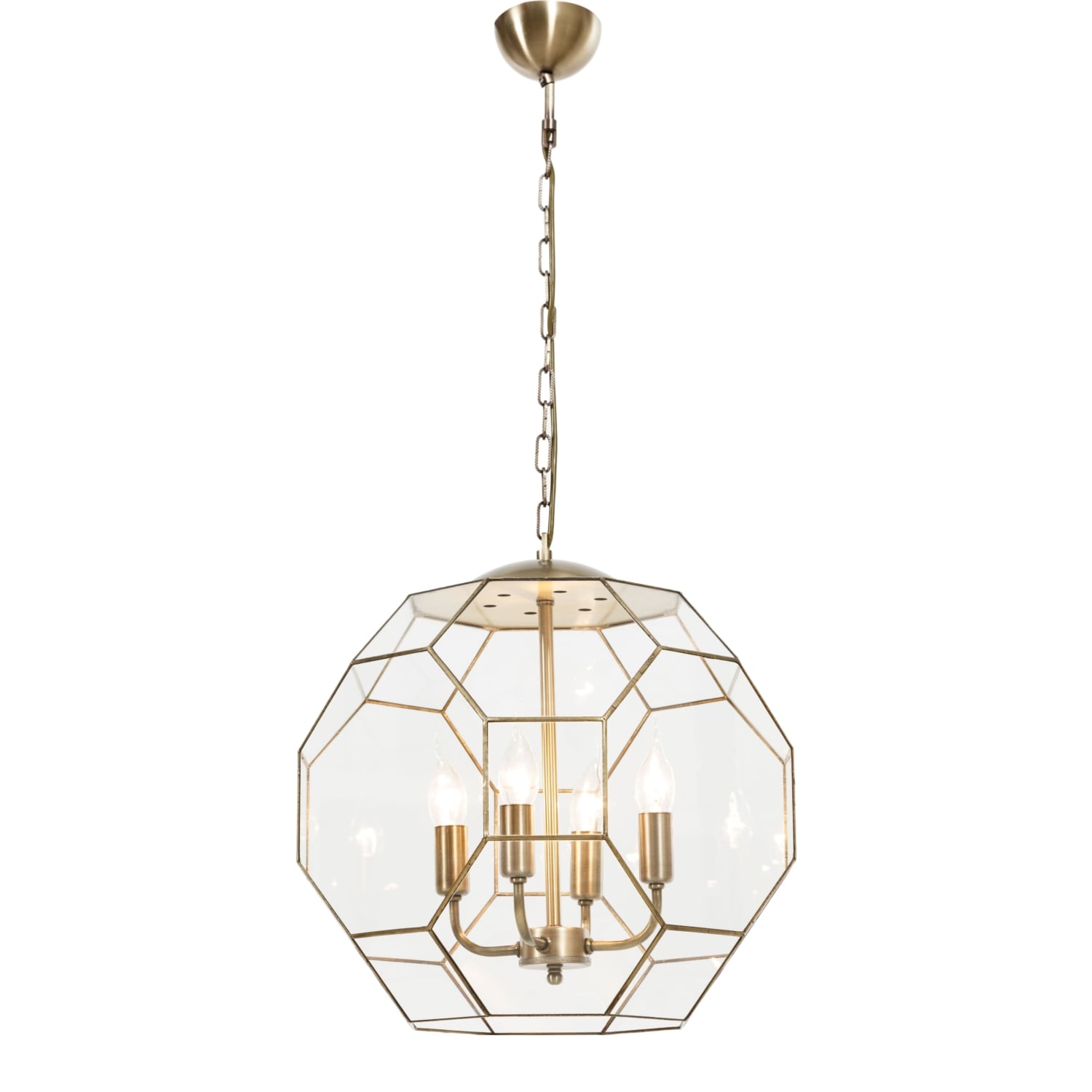 HEXAGON AVİZE PİRİNÇ ESKİTME