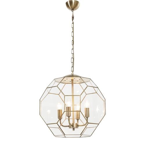  HEXAGON AVİZE PİRİNÇ ESKİTME