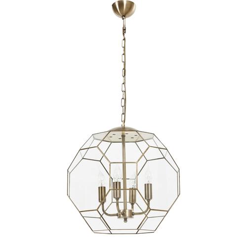  HEXAGON AVİZE PİRİNÇ ESKİTME