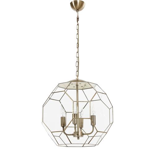  HEXAGON AVİZE PİRİNÇ ESKİTME