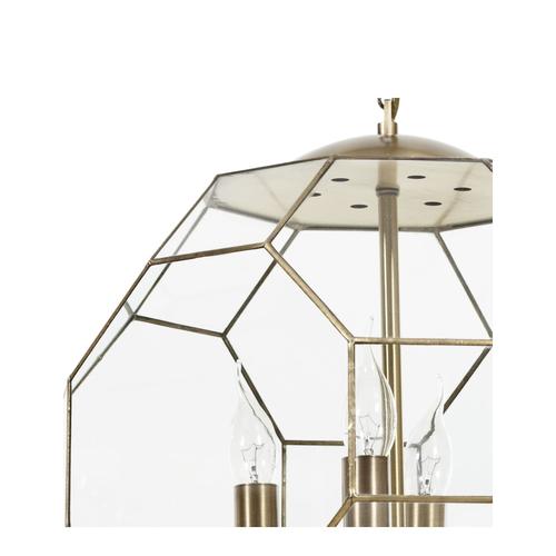  HEXAGON AVİZE PİRİNÇ ESKİTME