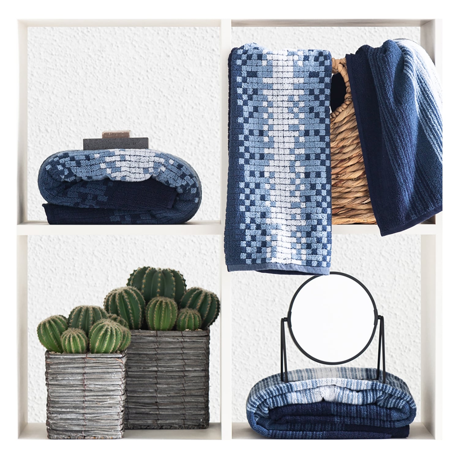 ÇİSE LACİ DAMALI BANYO HAVLUSU 90X160 CM