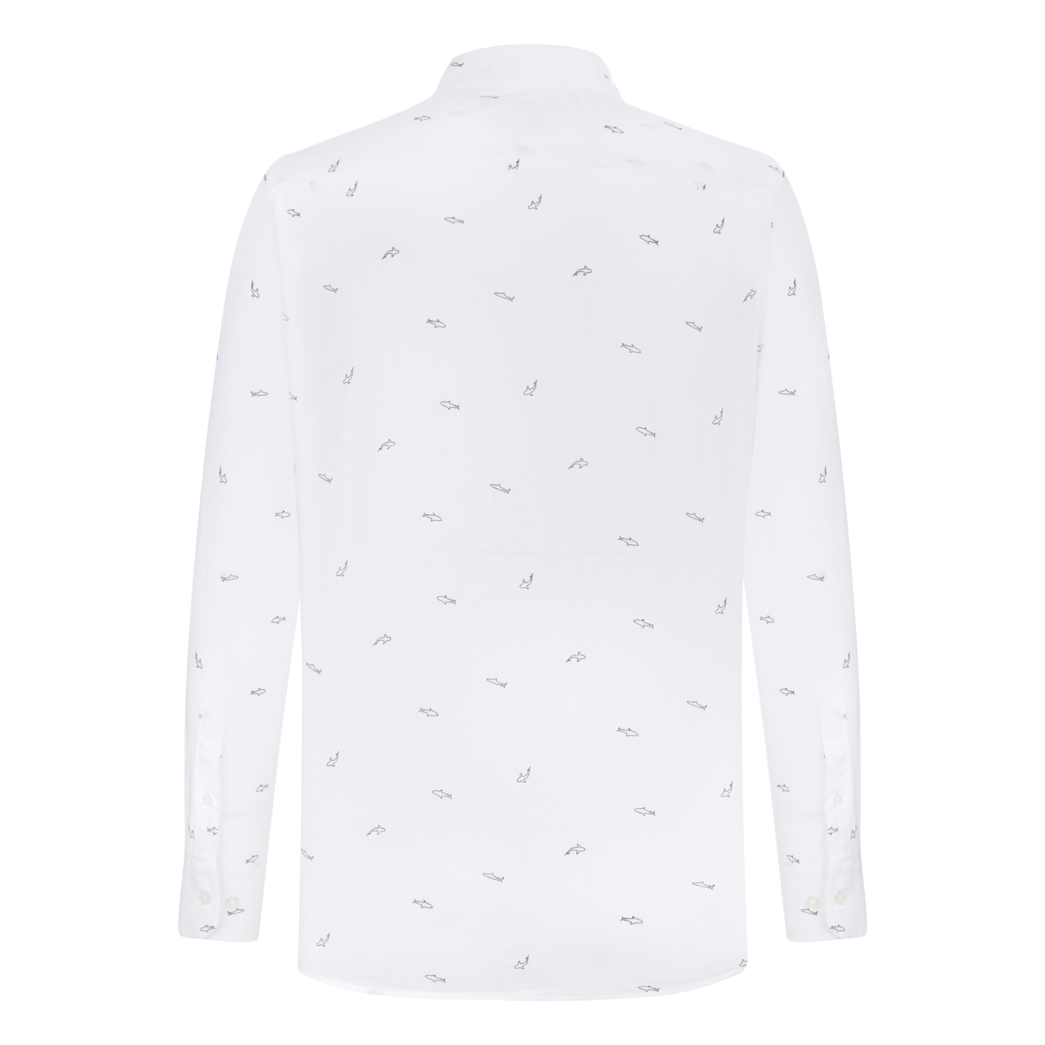 REGULAR KESİM MARİN PAMUK - KETEN GÖMLEK