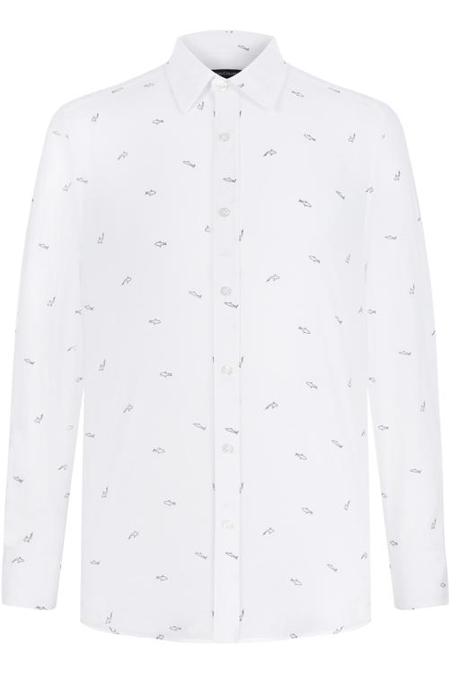  REGULAR KESİM MARİN PAMUK - KETEN GÖMLEK