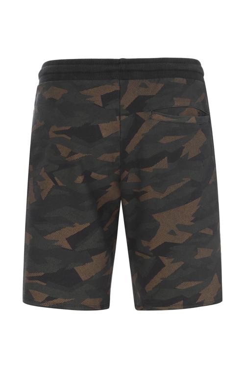  BELİ LASTİKLİ KAMUFLAJ DESENLİ PAMUK ŞORT