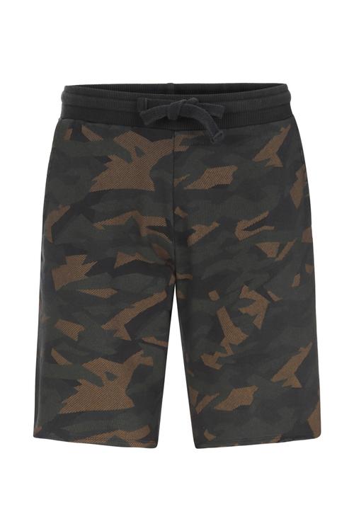  BELİ LASTİKLİ KAMUFLAJ DESENLİ PAMUK ŞORT