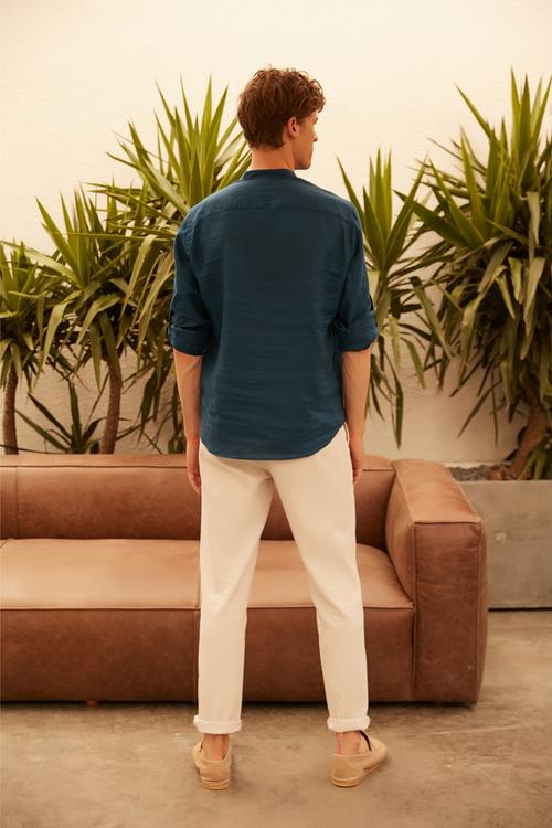  REGULAR FIT HAKİM YAKA GÖMLEK