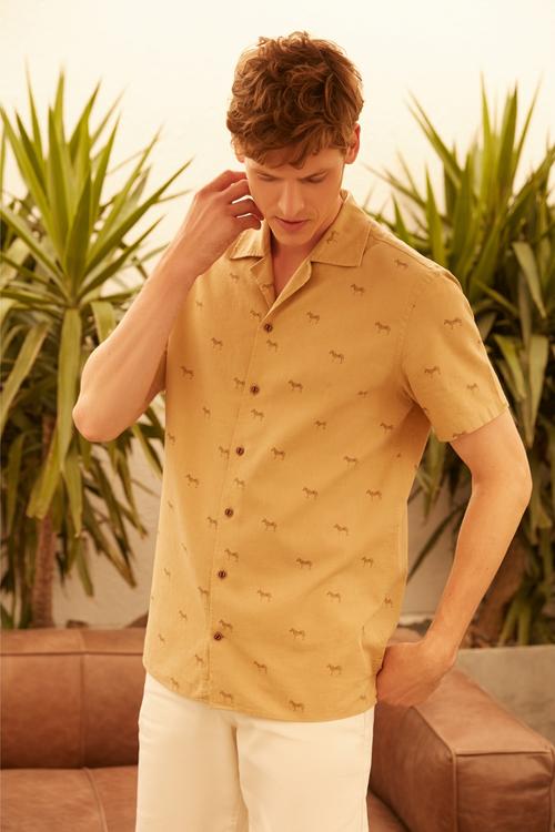  RESORT YAKA PAMUKLU GÖMLEK