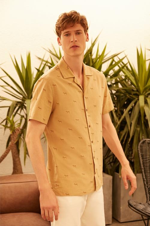  RESORT YAKA PAMUKLU GÖMLEK