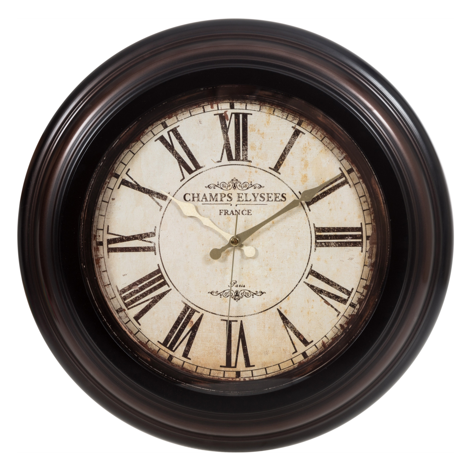 BRONZ CHAMPS ELYSEES DUVAR SAATİ 45 CM