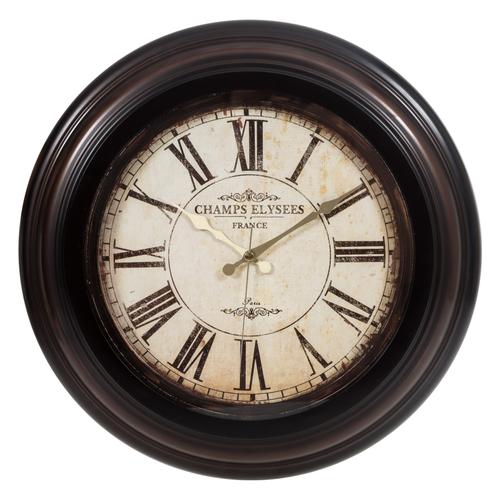  BRONZ CHAMPS ELYSEES DUVAR SAATİ 45 CM