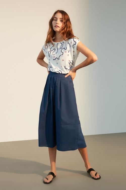  KLOŞ PAMUK MİDİ ETEK