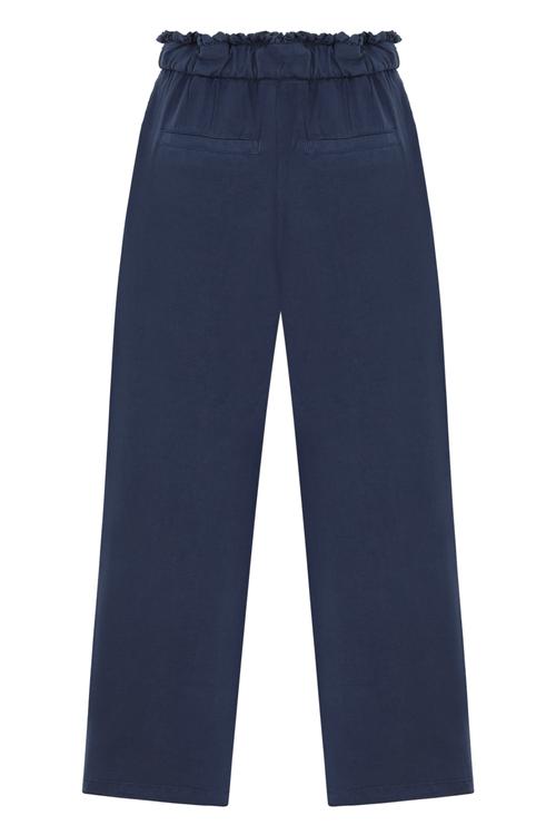  YÜKSEK BEL CROPPED DÜĞMELİ PANTOLON