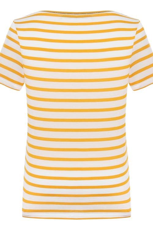  BROŞ DETAYLI V YAKA T-SHIRT