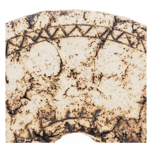  DEĞİRMEN TAŞI BİBLO 20 CM BEYAZ