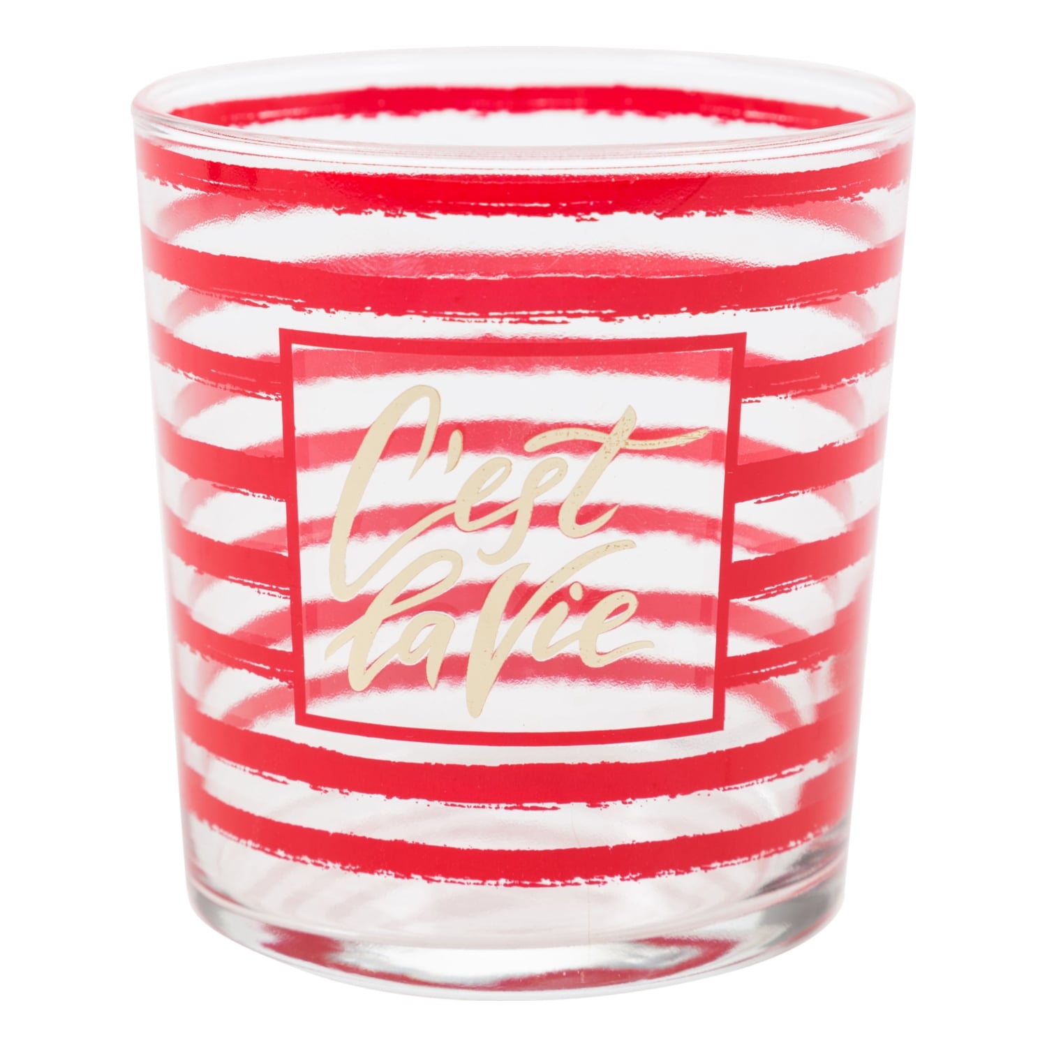 C'EST LA VİE KIRMIZI BARDAK 300ML