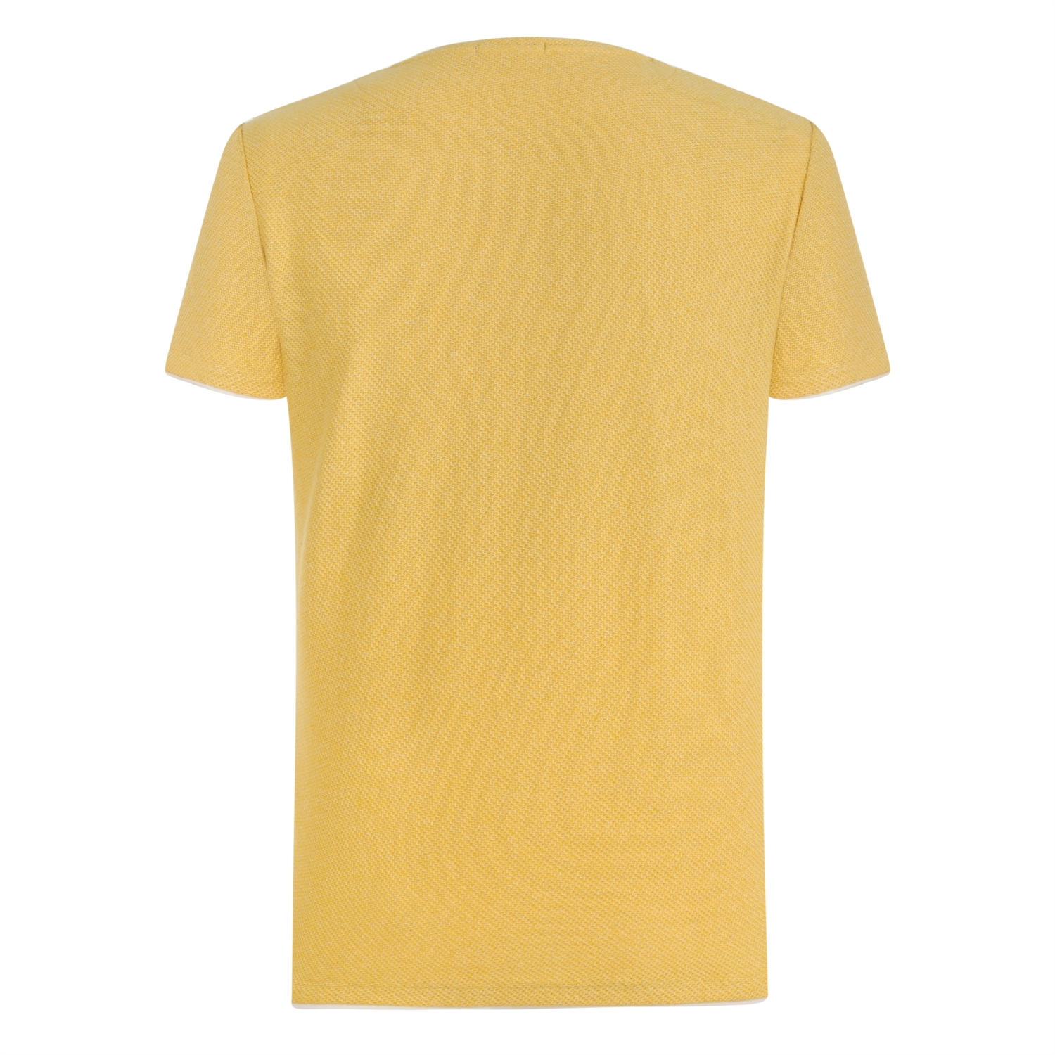 BİSİKLET YAKA ÇİFT RENKLİ KISA KOLLU KAZAK