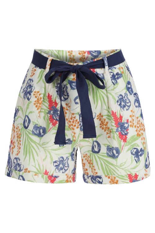  PAMUKLU ÇİÇEKLİ ŞORT