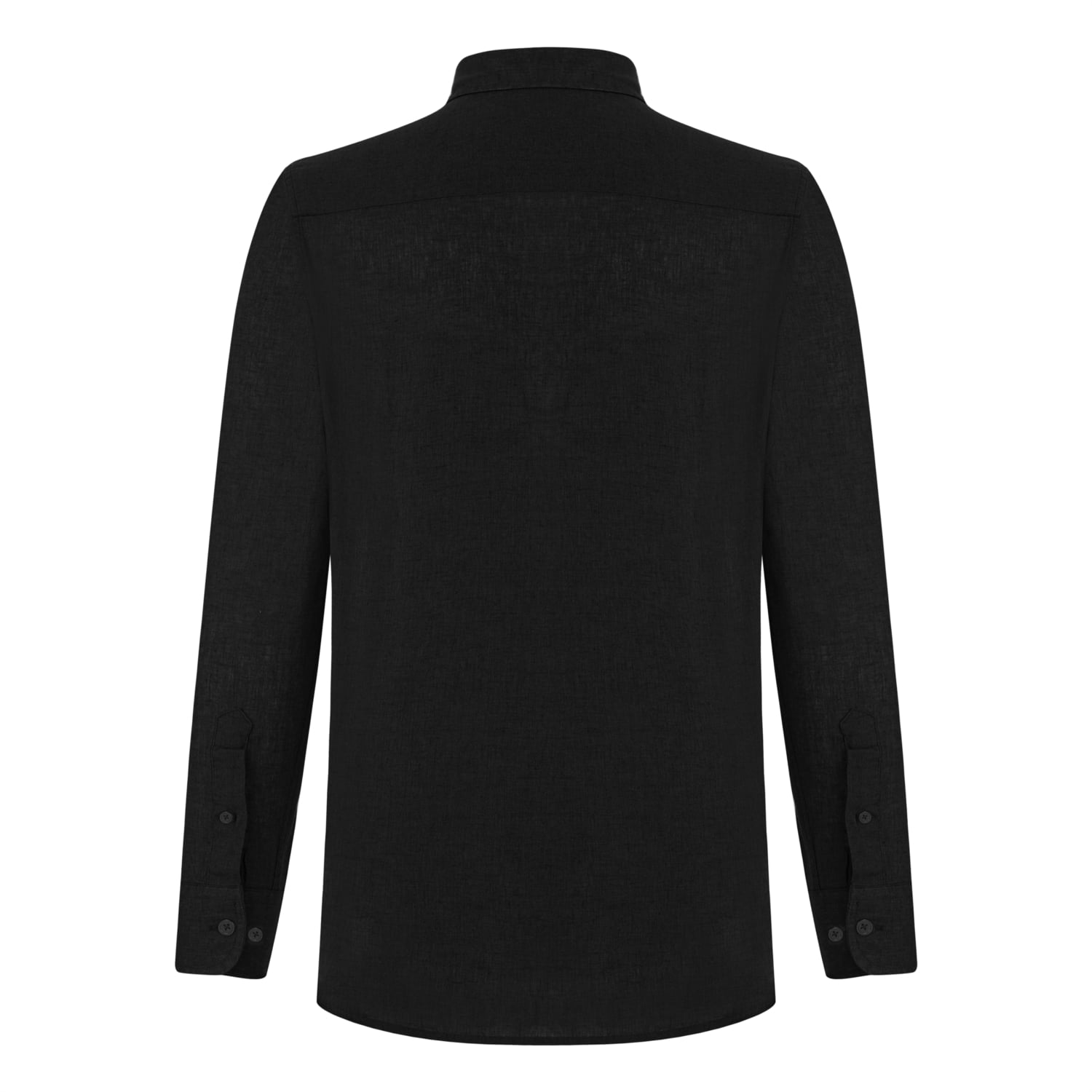 REGULAR FİT KETEN GÖMLEK