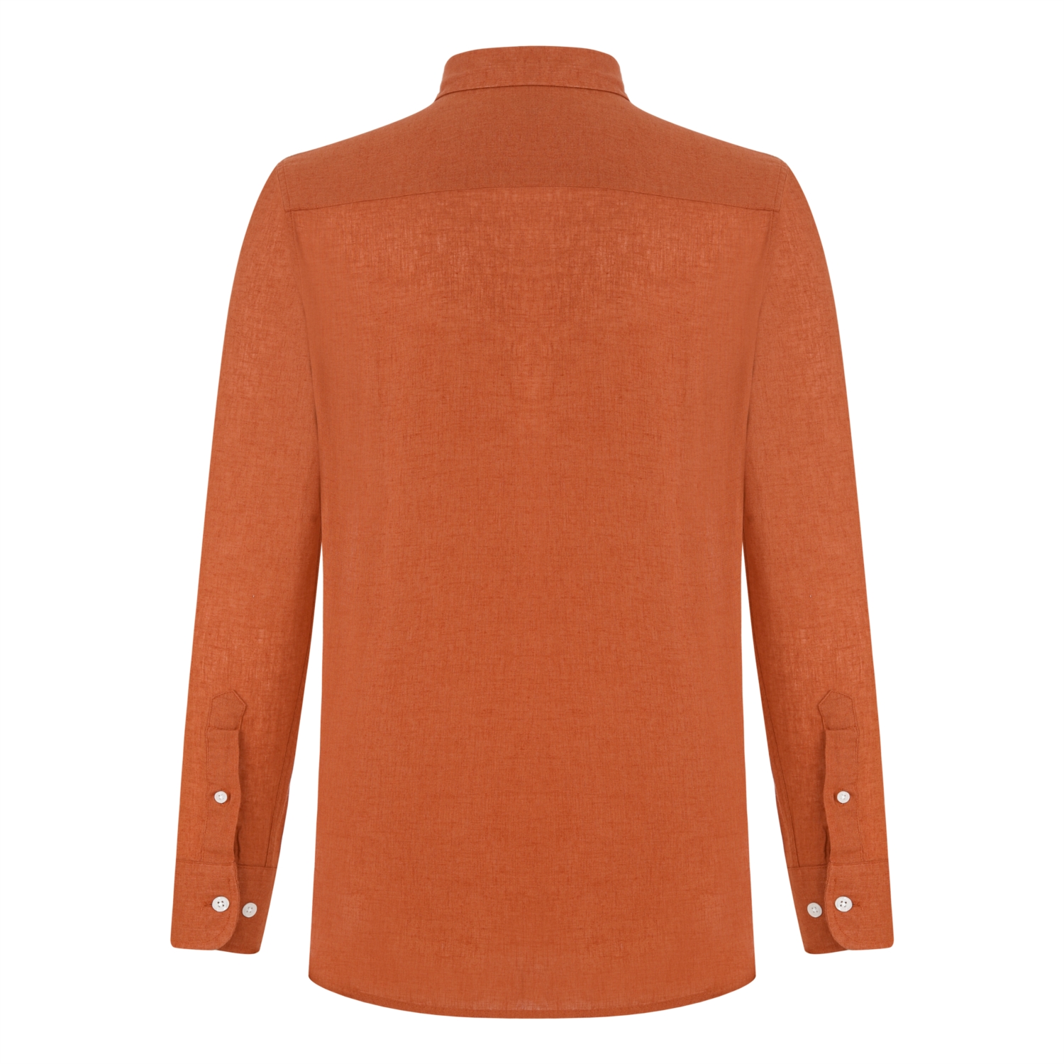 REGULAR FİT KETEN GÖMLEK