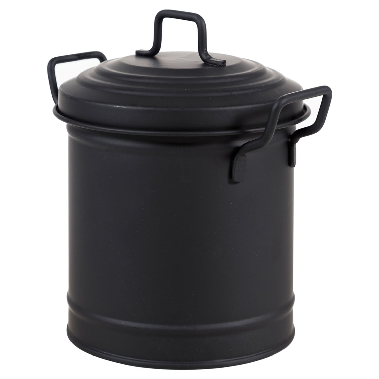 MİNİ ÇÖP KOVASI MAT SİYAH 2 LT