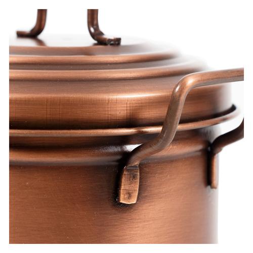  MİNİ ÇÖP KOVASI BAKIR 2 LT