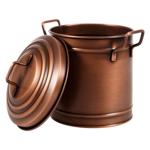  MİNİ ÇÖP KOVASI BAKIR 2,5 LT
