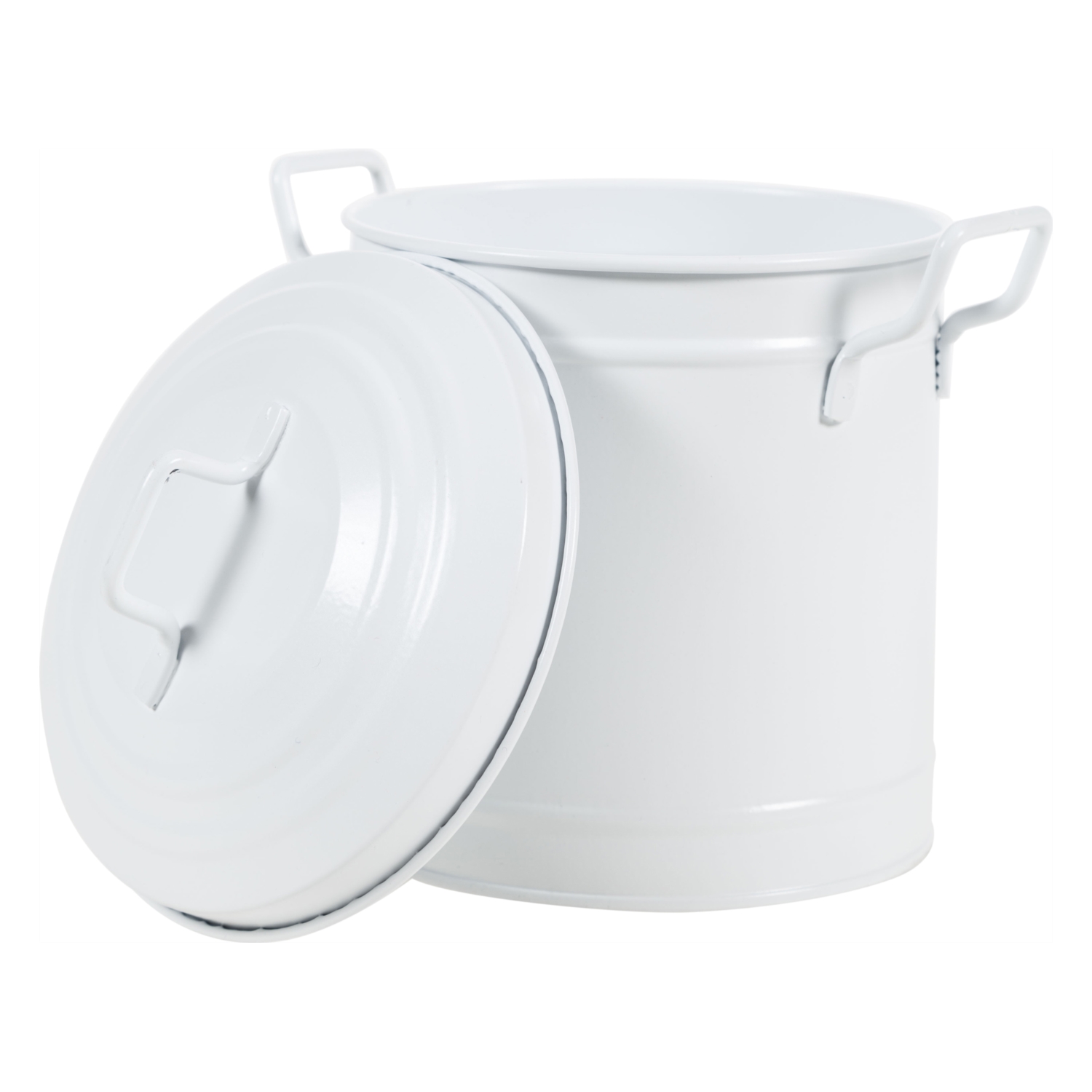 MİNİ ÇÖP KOVASI MAT BEYAZ 2,5 LT