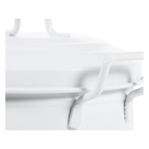  MİNİ ÇÖP KOVASI MAT BEYAZ 2,5 LT