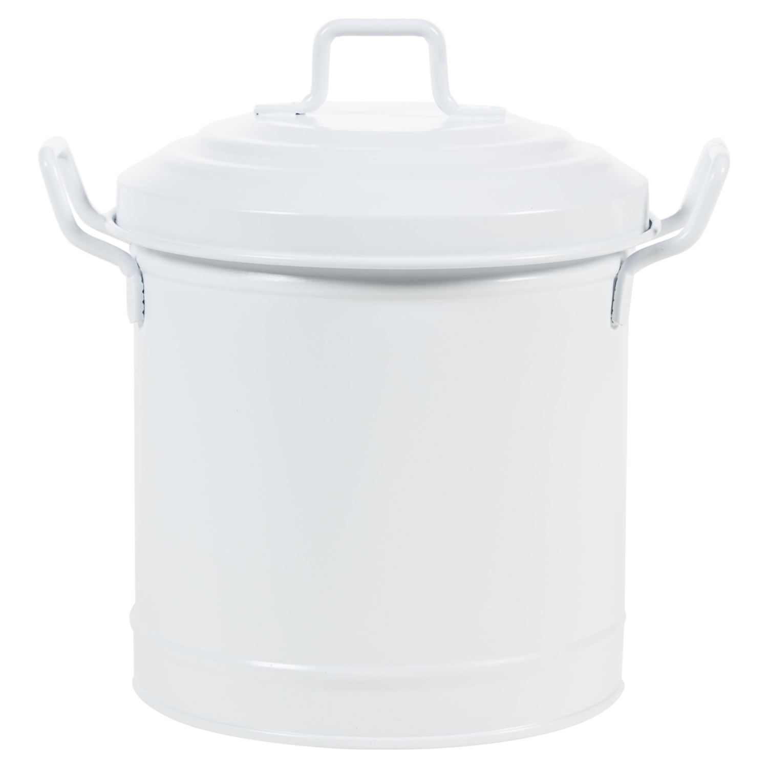 MİNİ ÇÖP KOVASI MAT BEYAZ 2,5 LT