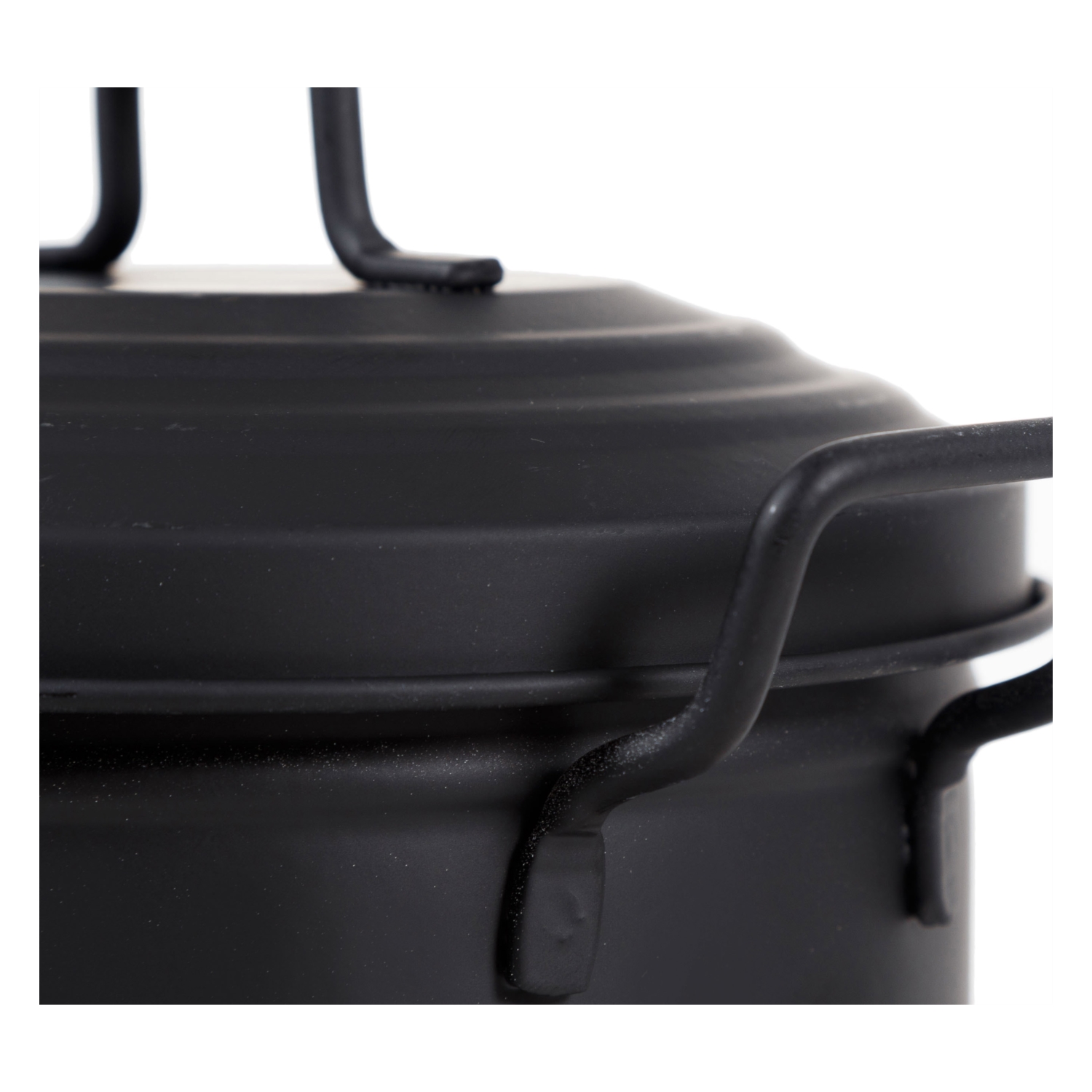 MİNİ ÇÖP KOVASI MAT SİYAH 3,5 LT